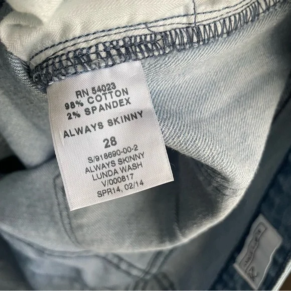 Gap Jeans Always Skinny Womens size 28 - Picture 7 of 7